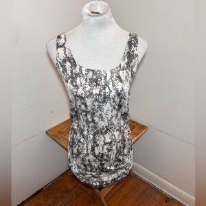 Tart Snakeskin Ruched Bodycon Dress